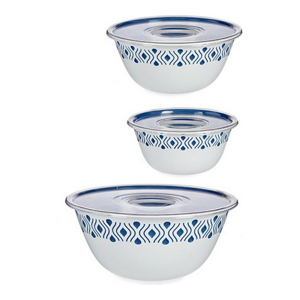 Bowl Stefanplast 55201 Blue Plastic 29,5 x 13 x 29,5 cm 3 Pieces