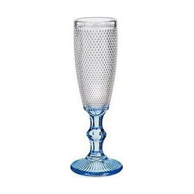 Champagne glass Cobalt blue 180 ml