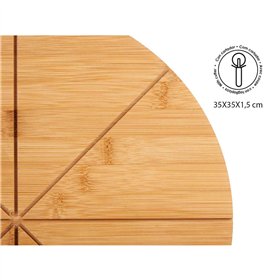 Cutting board Kinvara Brown 35,2 x 4 x 35,2 cm Pizza