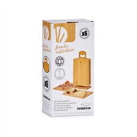 Set of chopping boards Vintage Coconut Brown 6,5 x 31 x 14 cm 14 x 31 x 6,5 cm Cutting board With support