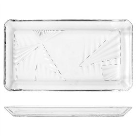 Tray Pasabahce 5798222 Transparent Glass Crystal 12 x 1,8 x 21,8 cm