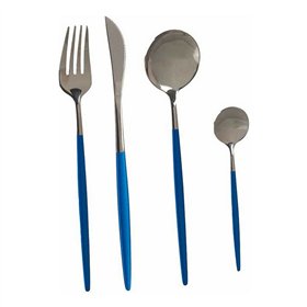 Cutlery Set Kinvara Blue Silver Stainless steel 16 x 5 x 24,5 cm