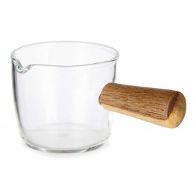 Saucepan Vivalto Brown Transparent Glass Borosilicate Glass 100 ml 6,5 x 5 x 10,5 cm