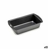 Rectangular Mould Kinvara Dark grey Stainless steel Carbon steel 13 x 6,3 x 30 cm 30 x 5,5 x 13 cm 13 x 5,5 x 30 cm (12 Units)