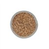 Table Mat Gift Decor Grey Natural Natural Fibre Ø 30 cm 30 x 1 x 30 cm (48 Units)