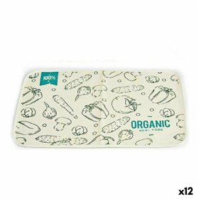 Place mat Kinvara White Green 33 x 0,3 x 48 cm (12 Units)