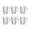 Cup Vivalto Transparent Diamond 110 ml (6 Units)