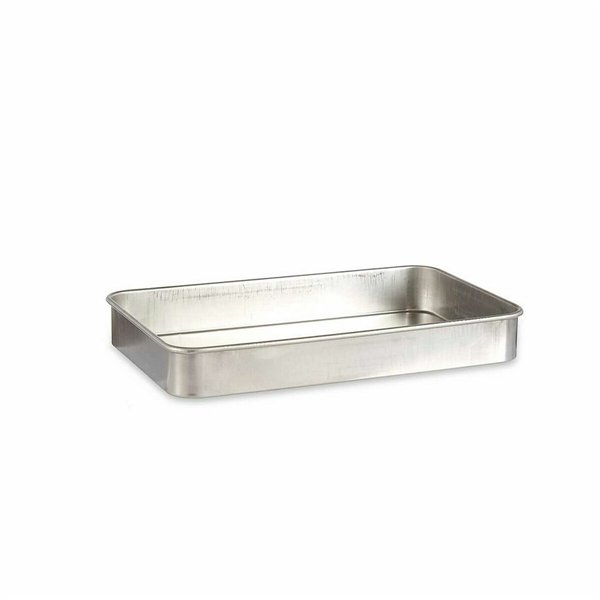 Roasting Tin Kinvara Silver Aluminium 32 x 7 x 51,5 cm 51,5 x 7 x 32 cm 51,5 x 7,5 x 32 cm (12 Units)