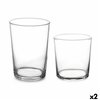 Set of glasses Pasabahce Bistro Transparent Glass 380 ml 510 ml (2 Units)