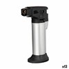 Kitchen Blowtorch Kinvara Black Silver 7,2 x 11 x 4 cm (12 Units)