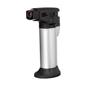 Kitchen Blowtorch Kinvara Black Silver 7,2 x 11 x 4 cm (12 Units)
