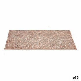 Table Mat Kinvara Pink Plastic 30 % Polyester 45 x 0,01 x 30 cm 30 x 0,001 x 45 cm (12 Units)
