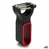 Peeler Kinvara Black Red Steel Natural rubber polypropylene 11 x 17,5 x 4,5 cm Set (12 Units)
