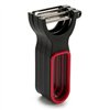Peeler Kinvara Black Red Steel Natural rubber polypropylene 11 x 17,5 x 4,5 cm Set (12 Units)