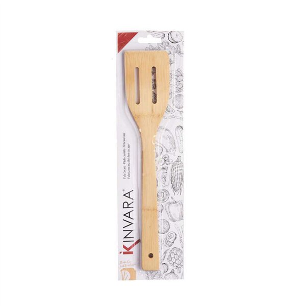 Kitchen Spatula Kinvara Bamboo 30 cm 1,5 x 34,5 x 9 cm (12 Units)