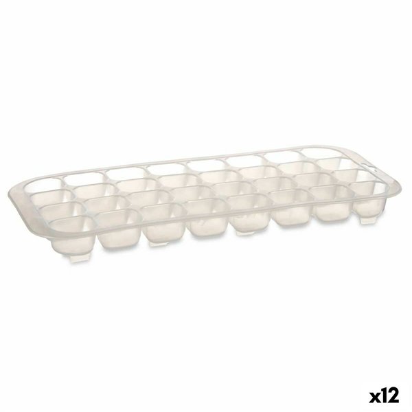 Ice Cube Mould Leknes Transparent Polyester polystyrene 15,5 x 3 x 33 cm 33 x 3,4 x 15,5 cm (12 Units)