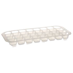 Ice Cube Mould Leknes Transparent Polyester polystyrene 15,5 x 3 x 33 cm 33 x 3,4 x 15,5 cm (12 Units)