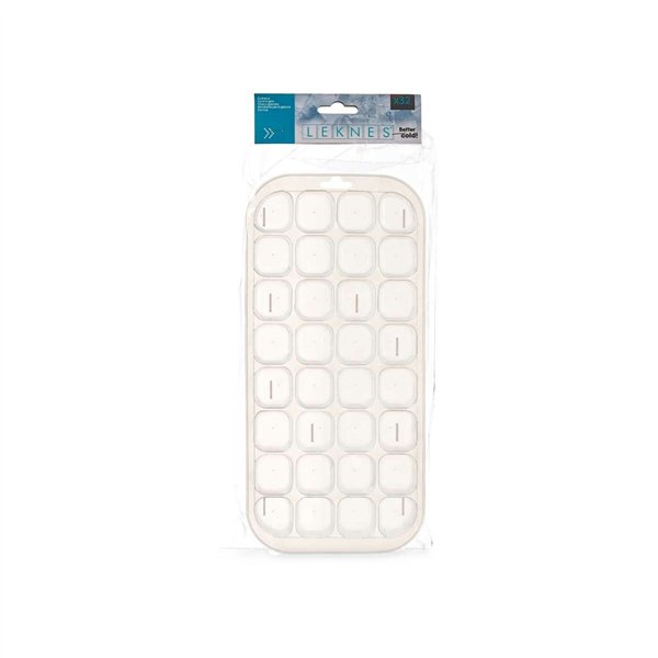 Ice Cube Mould Leknes Transparent Polyester polystyrene 15,5 x 3 x 33 cm 33 x 3,4 x 15,5 cm (12 Units)