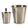 Ice Bucket Kinvara Silver Stainless steel 4,5 L 22 x 21 x 22 cm (12 Units)