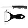 Vegetables Cutter and Peeler Kinvara White Black Ceramic polypropylene ABS 14 x 23 x 2 cm (24 Units)