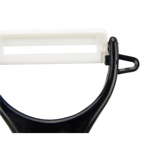 Vegetables Cutter and Peeler Kinvara White Black Ceramic polypropylene ABS 14 x 23 x 2 cm (24 Units)