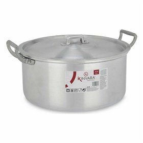 Casserole with lid Kinvara Silver 6,5 L 35 x 16 x 28 cm (6 Units)