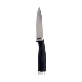 Peeler Knife Kinvara Black Silver Stainless steel Plastic 2,5 x 20 x 1,5 cm 20 x 1,5 x 2,5 cm (12 Units)