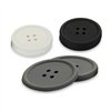 Coasters Kinvara White Black Grey Silicone Plastic Button 9 x 2 x 9 cm 8,8 x 8,8 x 0,05 cm 8 x 0,05 x 8 cm 9 x 1,8 x 9 cm Set (2
