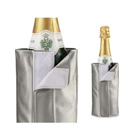 Bottle Cooler Kinvara Grey PVC Plastic 18,5 x 2,5 x 8,5 cm 8,5 x 18,5 x 2,5 cm 18 x 8 x 2,5 cm (12 Units)