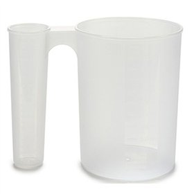 Measuring Jug Gondol Plastic 1,2 L Double (24 Units)