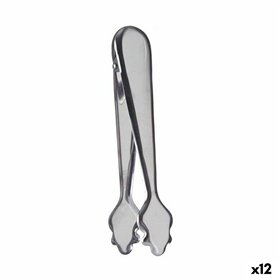 Ice Tongs Kinvara Silver Stainless steel 18,5 x 3,5 x 6 cm (12 Units)