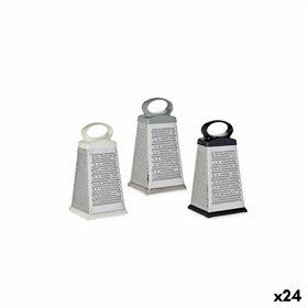 Grater Kinvara White Black Grey Silver Rubber Stainless steel Plastic 11,5 x 22,5 x 10 cm (24 Units)