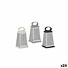 Grater Kinvara White Black Grey Silver Rubber Stainless steel Plastic 11,5 x 22,5 x 10 cm (24 Units)