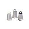 Grater Kinvara White Black Grey Silver Rubber Stainless steel Plastic 11,5 x 22,5 x 10 cm (24 Units)