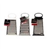 Grater Kinvara White Black Grey Silver Rubber Stainless steel Plastic 11,5 x 22,5 x 10 cm (24 Units)