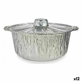 Saucepans Kinvara Silver Disposable With lid Pan