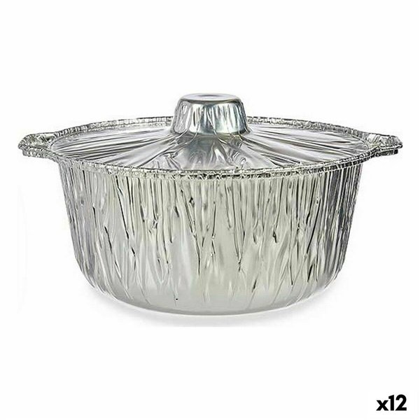 Saucepans Kinvara Silver Disposable With lid Pan