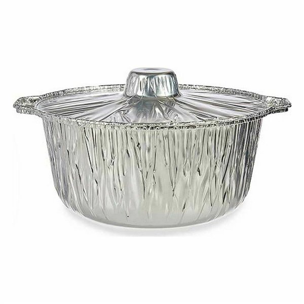 Saucepans Kinvara Silver Disposable With lid Pan
