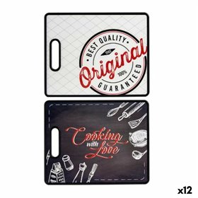 Cutting board Kinvara Printed Kitchen 30,5 x 1 x 38 cm (12 Units)
