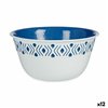 Salad Bowl Stefanplast Tosca Blue Plastic 19 x 9 x 19 cm (12 Units)