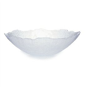 Salad Bowl Vivalto Infinity Transparent Crystal 31 x 8,3 x 31 cm (4 Units)