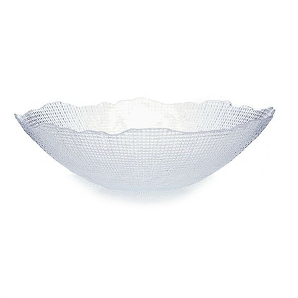 Salad Bowl Vivalto Infinity Transparent Crystal 31 x 8,3 x 31 cm (4 Units)