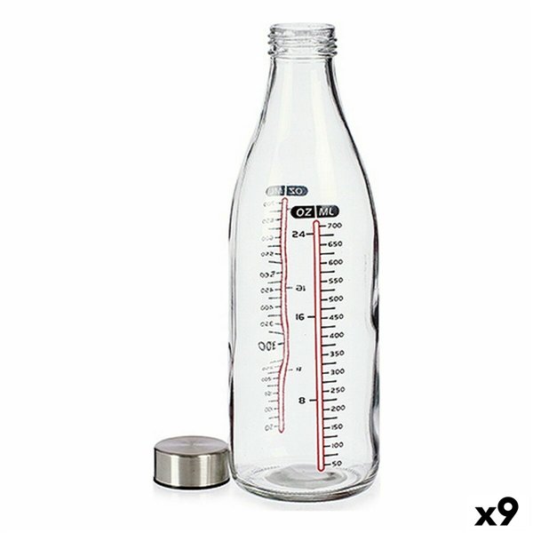 Measuring Jug Vivalto Crystal Steel (9Units)
