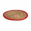 Table Mat Gift Decor Red Natural Natural Fibre 35 x 1 x 35 cm (48 Units)