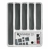 Cutlery Organiser Kinvara Grey Transparent Silicone Plastic TPR Recycled plastic 32,3 x 4,5 x 40 cm (12 Units)