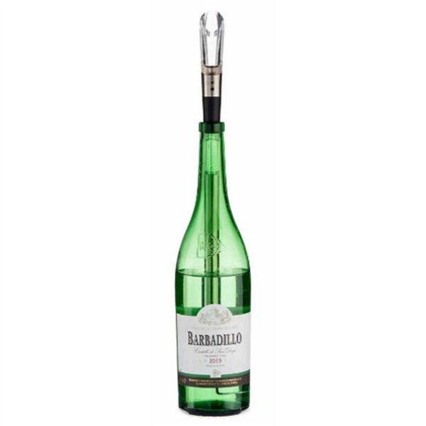 Wine Decanter Kinvara White Black Transparent Steel Stainless steel TPE Plastic 3-in-1 (12 Units)