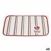 Table Mat Kinvara Bon Appetit White Red 33 x 0,3 x 48 cm (12 Units)