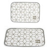 Table Mat Kinvara White Grey 33 x 0,3 x 48 cm (12 Units)