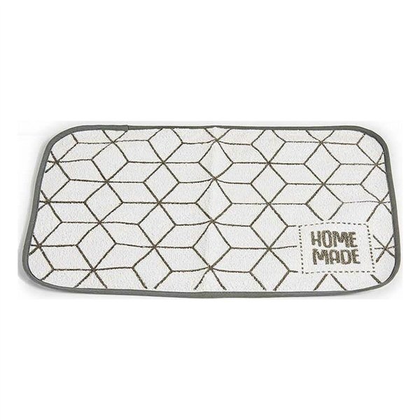 Table Mat Kinvara White Grey 33 x 0,3 x 48 cm (12 Units)