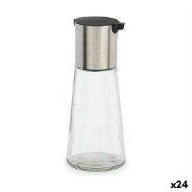 Cruet Vivalto Transparent Silver Metal Glass Aluminium polypropylene 230 ml 7 x 17 x 7 cm (24 Units)